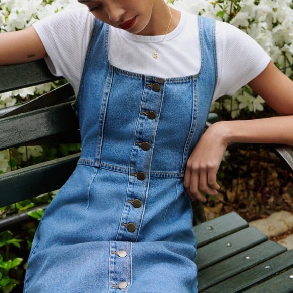 Urban Outfitters Dresses & Skirts - Urban Outfitters Button Up Jean Dress 4